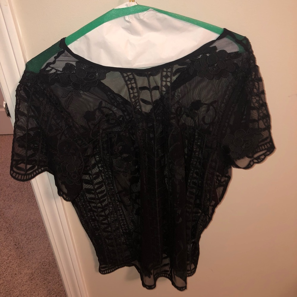 Lacey Black Top
